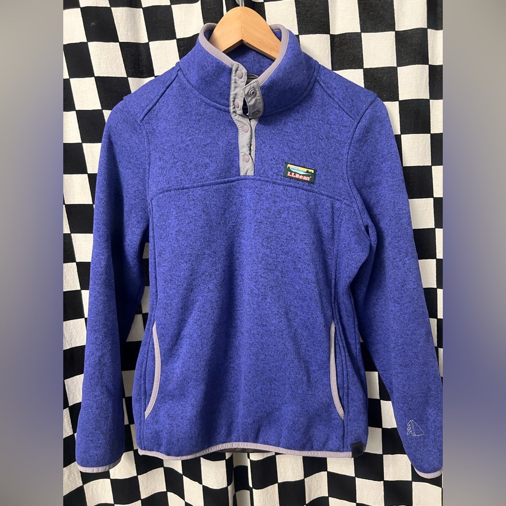 L.L. Bean Kids Purple Fleece Pullover